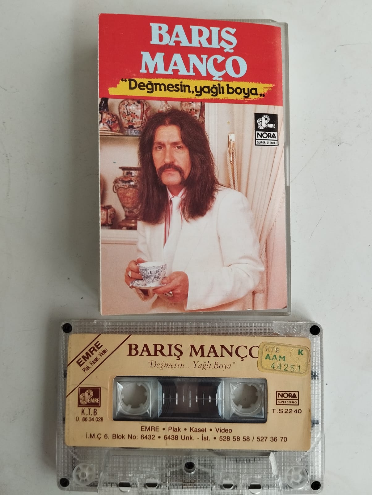 Barış Manço ‎– Değmesin… Yağlı Boya - 1986 Türkiye Basım  2. El Kaset Albüm(Kağıt Baskı)