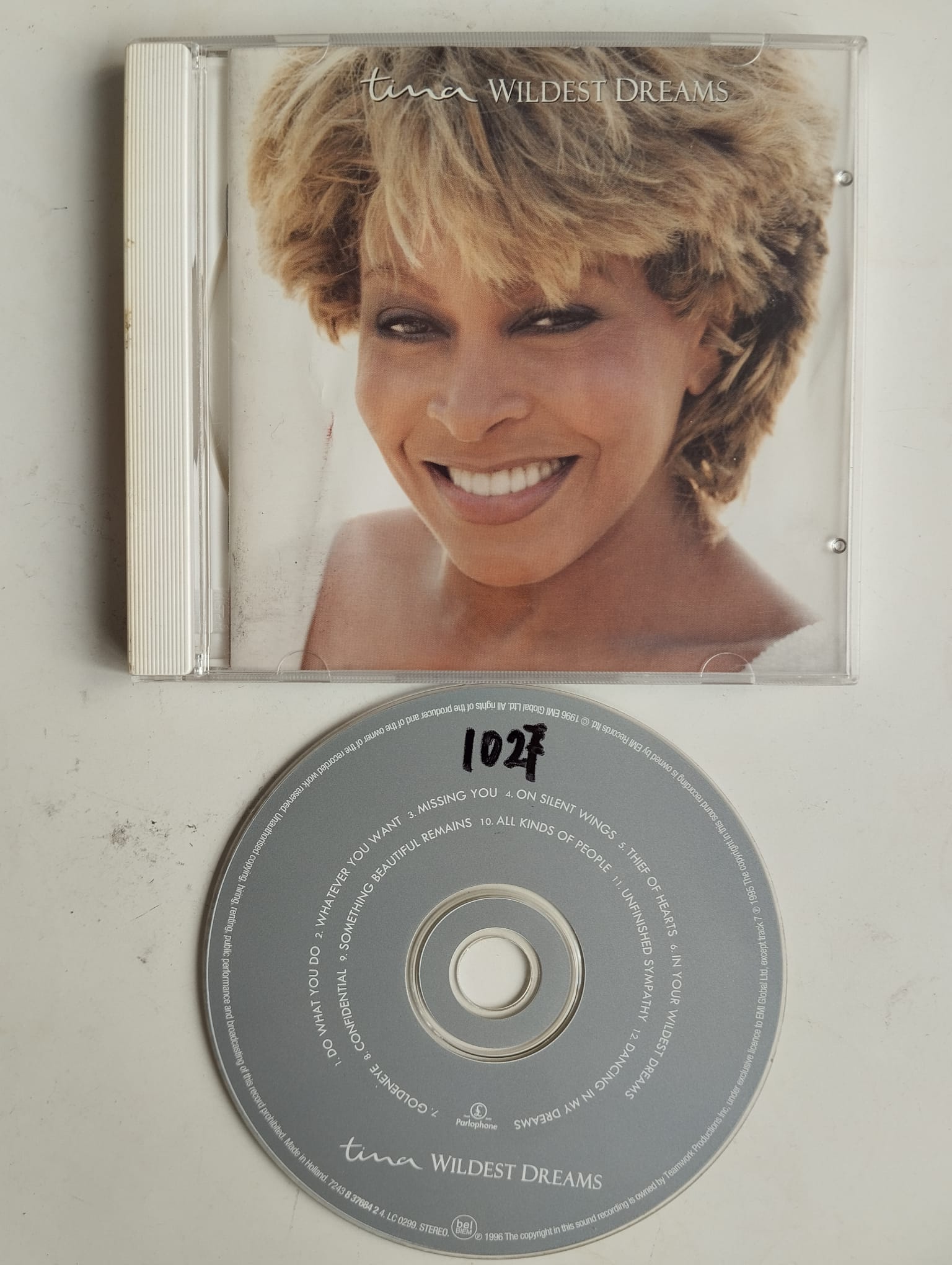 Tina Turner –  Wildest Dreams   - 1996 Avrupa  Basım  2. El  CD Albüm