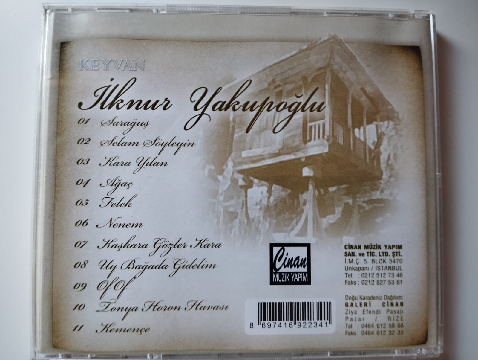 İlknur Yakupoğlu / Keyvan - Türkiye Basım 2. El CD Albüm