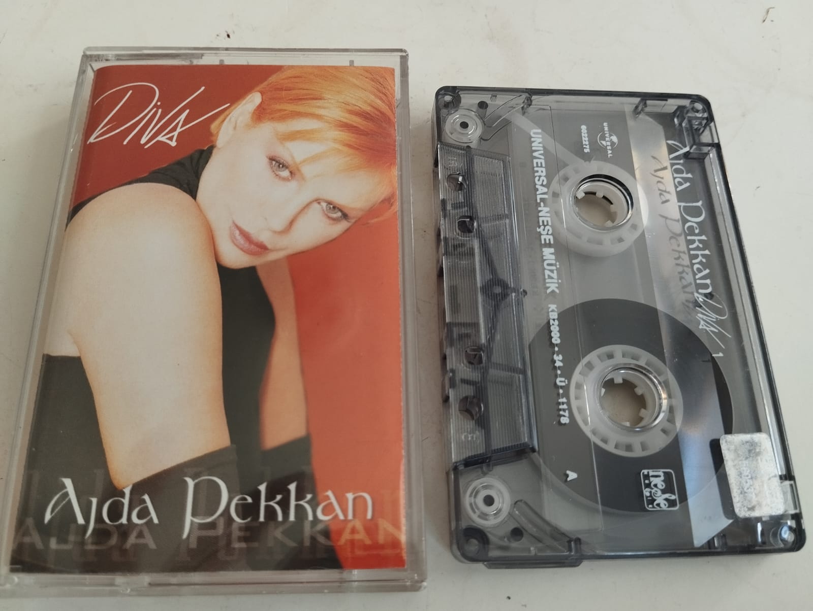 Ajda Pekkan – Diva 1 – 1996 Türkiye Basım  2. El Kaset Albüm