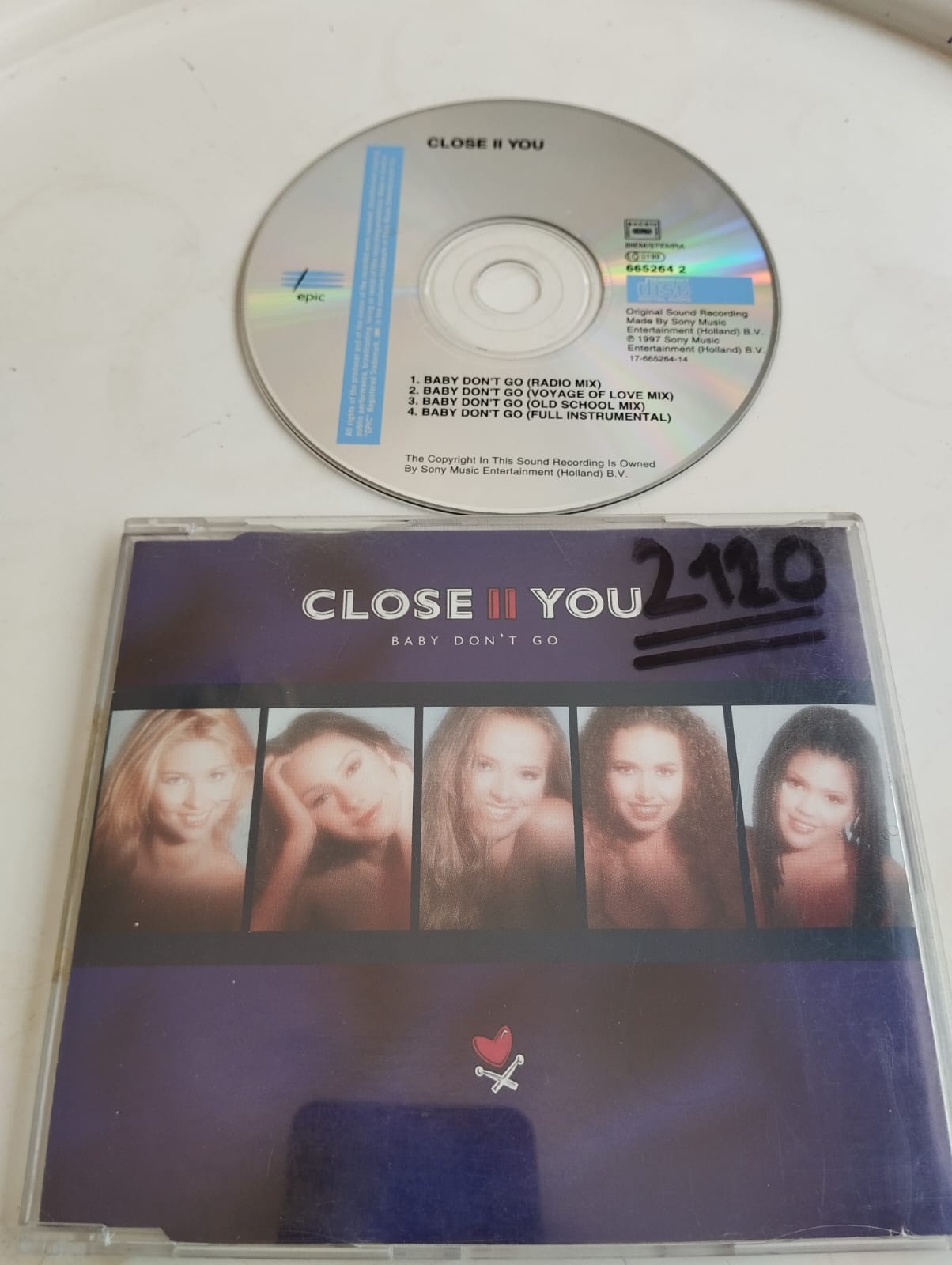 Close II You – Baby Don’t Go - 1997  Avrupa Basım 2. El  CD, Maxi-Single