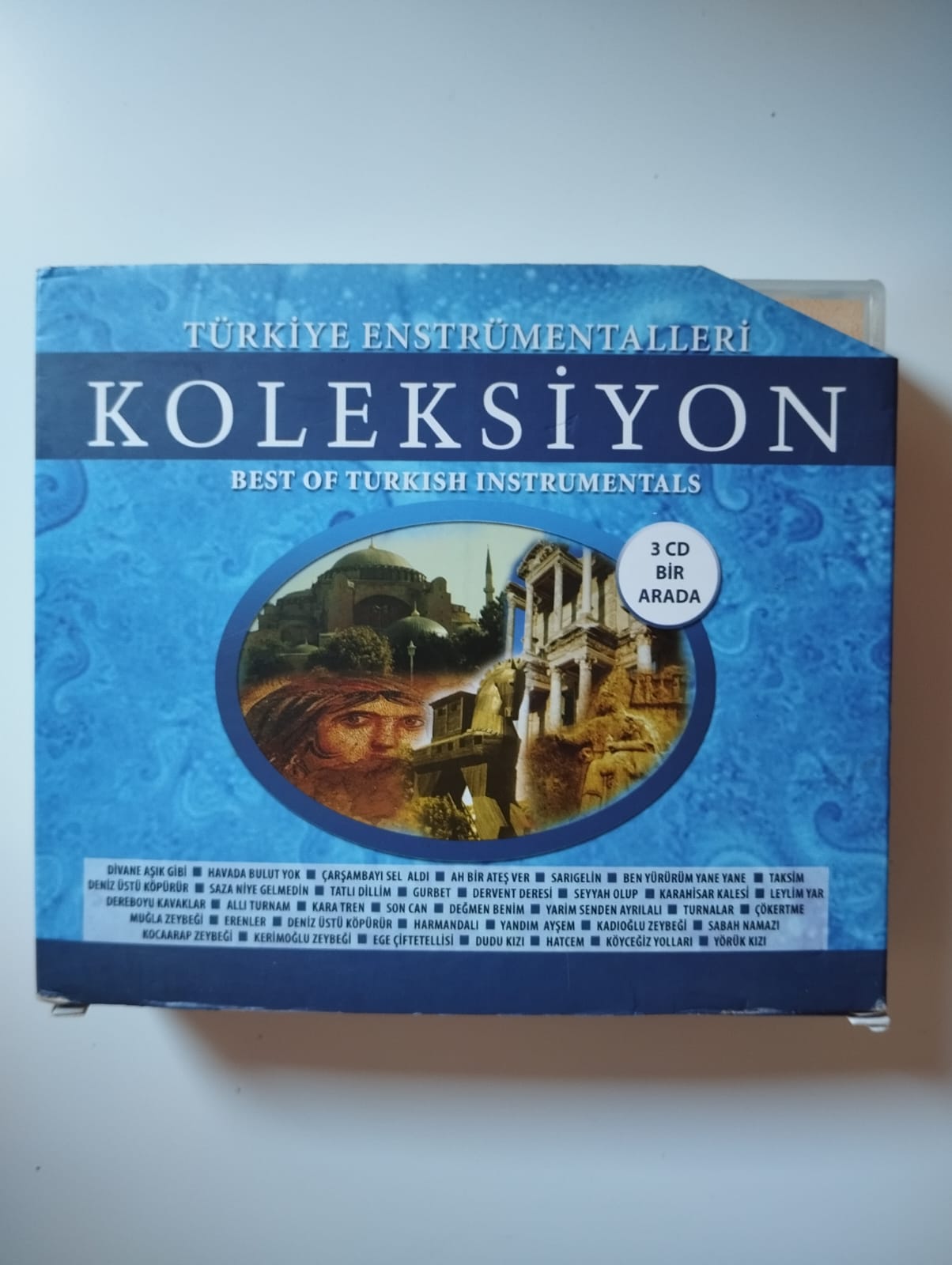 Türkiye Enstrümentalleri Koleksiyon(Bağlama-Keman -Efe Zeybek)–   Türkiye Basım -  2. El  3xCD  Albüm