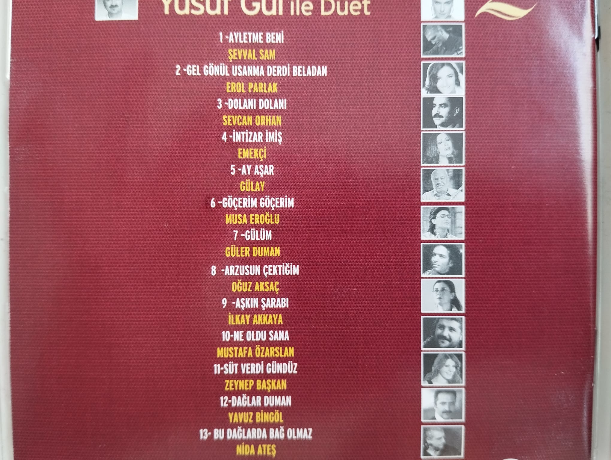 Türkülerimiz Var Bizim 2 / Yusuf Gül ile Düet -  Türkiye Basım 2. El  CD Albüm