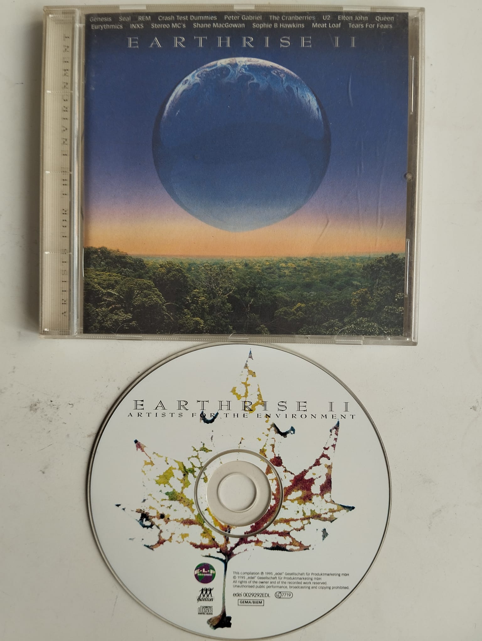 Earthrise II  - 1995 Avrupa  Basım  2. El  CD Albüm