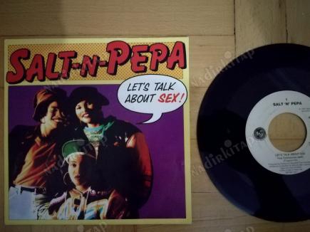 SALT’N’PEPA - LET’S TALK ABOUT SEX -1991 ALMANYA BASIM 45 LİK PLAK