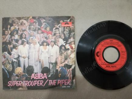 ABBA - SUPER TROUPER - ALMANYA 1980 BASIM 45 LİK PLAK