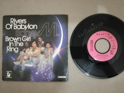 BONEY M - RIVERS OF BABYLON -1978 FRANSA BASIM 45 LİK PLAK