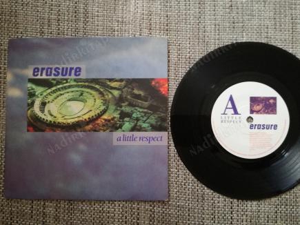 ERASURE - A LITTLE RESPECT-1988 İNGİLTERE BASIM 45 LİK PLAK