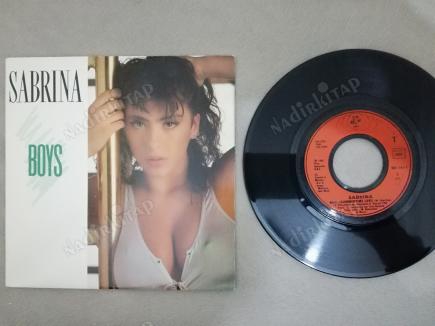 SABRINA - BOYS 1987 FRANSA BASIM 45 LİK PLAK