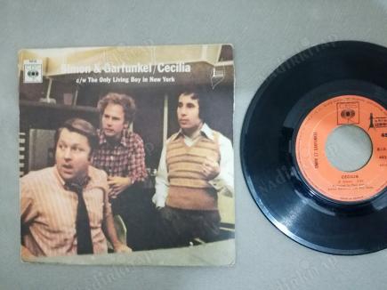 SIMON & GARFUNKEL - CECILIA 1970 FRANSA BASIM 45 LİK PLAK