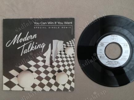 MODERN TALKING-YOU CAN WIN IF YOU WANT 1985 ALMANYA  BASIM 45 LİK PLAK