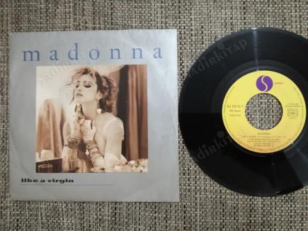 MADONNA - LIKE A VIRGIN 1984 FRANSA BASIM 45 LİK PLAK