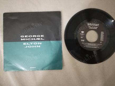 GEORGE MICHAEL / ELTON JOHN-DON’T LET THE SUN GO DOWN ON ME 1991 AVRUPA  BASIM 45 LİK PLAK