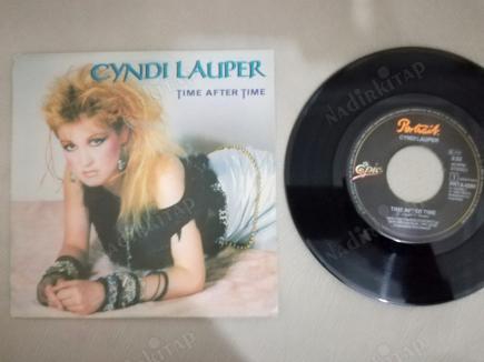 CYNDI LAUPER - TIME AFTER TIME 1983 HOLLANDA BASIM 45 LİK PLAK