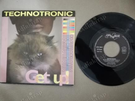 TECHNOTRONIC - GET UP  1990 FRANSA BASIM 45 LİK PLAK