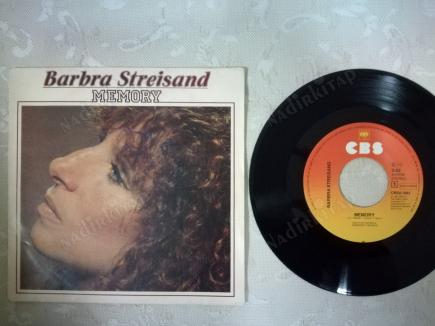 BARBRA STRAISAND - MEMORY-1981 HOLLANDA BASIM 45 LİK PLAK