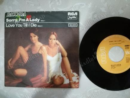 BACCARA - SORRY, I AM A LADY - 1977 YUGOSLAVYA BASIM PLAK 2. EL