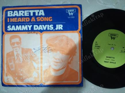 BARETTA / SAMMY DAVIS JR.-I HEARD A SONG-1978 TÜRKİYE BASIM 45 LİK PLAK