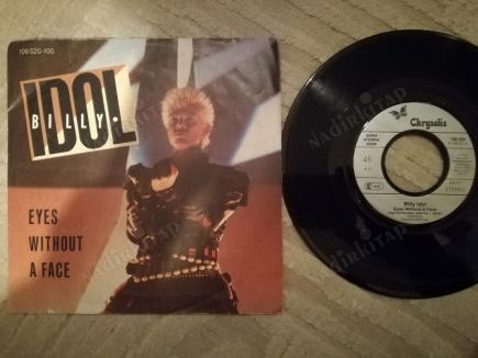 BILLY IDOL-EYES WITHOUT A FACE-1984 ALMANYA BASIM 45 LİK PLAK