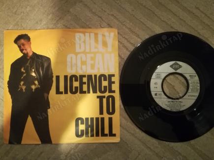 BILLY OCEAN - LICENCE TO CHILL - 1989 ALMANYA BASIM 45 LİK PLAK