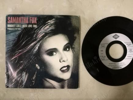 SAMANTHA FOX - NAUGHTY GIRLS (NEED LOVE TOO) - 1988 FRANSA BASIM 45 LİK PLAK