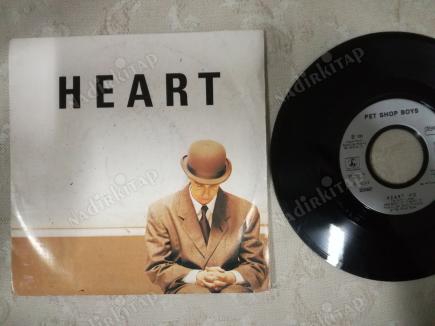 PET SHOP BOYS - HEART-1988 FRANSA  BASIM 45 LİK PLAK