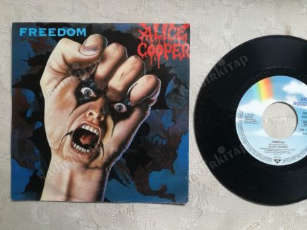 ALICE COOPER - FREEDOM/TIME TO KILL - 1987 ALMANYA BASIM 45 LİK PLAK