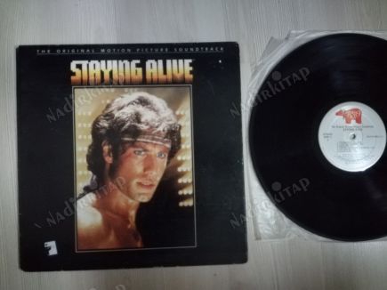 STAYING ALIVE - SOUNDTRACK-1983 USA BASIM  LP ALBÜM