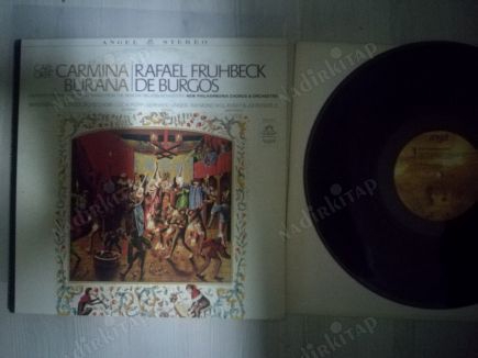 CARMINA BURANA - CARL ORFF - 1966 USA BASIM LP ALBÜM  (8 SAYFA LİBRETTOSU İLE BERABER)