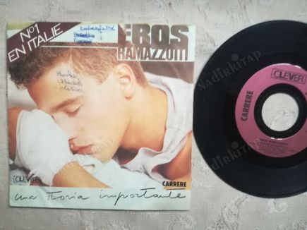 EROS RAMAZZOTTI-UNA STORIA IMPORTANTE-1985 FRANSA BASIM 45 LİK PLAK