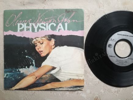 OLIVIA NEWTON JOHN - PHYSICAL - 1981 FRANSA  BASIM 45 LİK PLAK