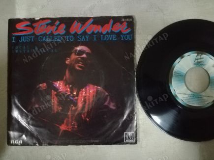 STEVIE WONDER - I JUST CALLED TO SAY I LOVE YOU - 1984 ALMANYA  BASIM 45 LİK PLAK