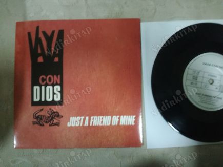 VAYA CON DIOS - JUST A FRIEND OF MINE - 1988 BELÇİKA BASIM 45 LİK PLAK