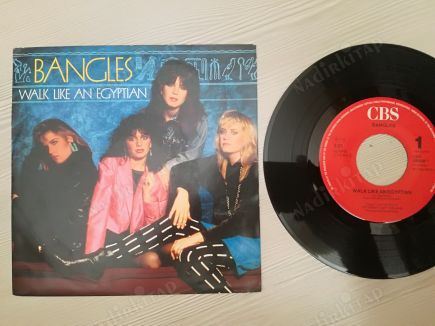 BANGLES-WALK LIKE AN EGYPTIAN 1986 HOLLANDA BASIM 45 LİK PLAK