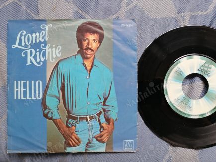 LIONEL RICHIE- HELLO- 1983 HOLLANDA BASIM 45 LİK PLAK