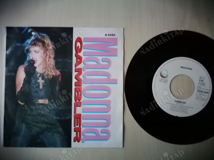 MADONNA - GAMBLER / NATURE OF THE BEACH - 1985 HOLLANDA BASIM 45 LİK PLAK