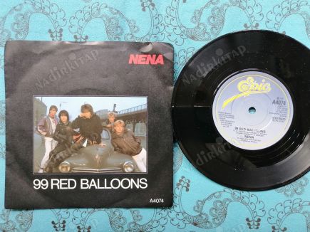 NENA - 99 RED BALLONS - 1983 İNGİLTERE BASIM  45 LİK PLAK-İNGİLİZCE