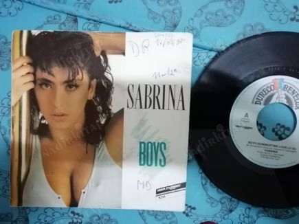 SABRINA - BOYS 1987 HOLLANDA BASIM 45 LİK PLAK