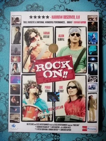 HİNT FİLMİ-ROCK ON-FARHAN AKTHAR/ARJUN RAMPAL- DVD FİLM - 145 DAKİKA-DOUBLE DISC