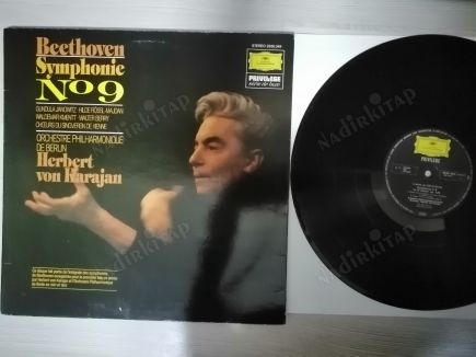 BEETHOVEN -9. SENFONİ-HERBERT VON KARAJAN -1983 FRANSA   BASIM LP ALBÜM (33 LÜK PLAK)