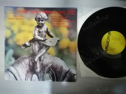 VIVALDI - LUTE CONCERTOS & TRIOS-LISZT FERENC ODA ORKESTRASI - 1978 MACARİSTAN  BASIM LP ALBÜM (33 LÜK PLAK)-NADİR PLAK