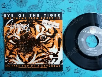 SURVIVOR - EYE OF THE TIGER - 1982 FRANSA BASIM  45 LİK PLAK