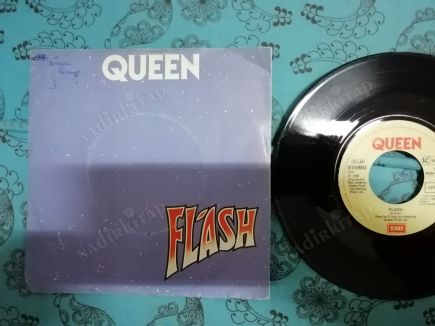 QUEEN - FLASH (SOUNDTRACK) - 1980 HOLLANDA BASIM  45’LİK  PLAK