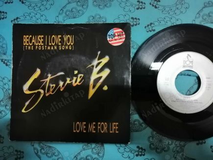 STEVIE B. - BECAUSE I LOVE YOU - 1990 ALMANYA BASIM 45 LİK PLAK