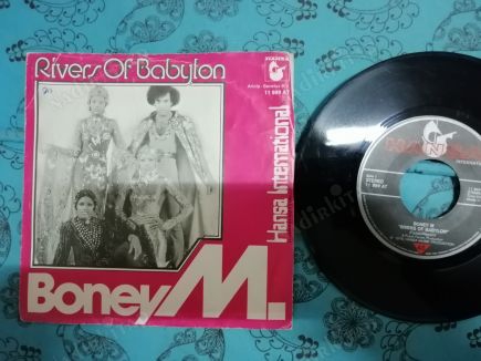 BONEY M - RIVERS OF BABYLON -1978 HOLLANDA BASIM 45 LİK PLAK