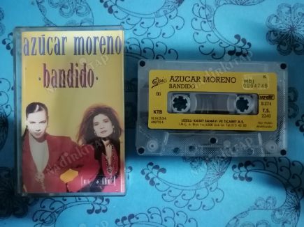 AZUCAR MORENO - BANDIDO - 1990 KAĞITLI  TÜRKİYE BASIM  KASET