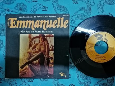 PIERRE BACHELET - EMMANUELLE SOUNDTRACK- 1974 FRANSA BASIM 45 LİK PLAK