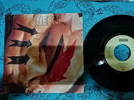 QUEEN - BODY LANGUAGE / LIFE IS REAL  - 1982 ALMANYA BASIM 45 LİK PLAK