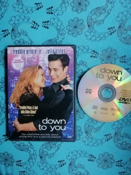 DOWN TO YOU  - Freddie Prinze Jr. / Julia Stiles  DVD  Film -  92  Dakika  (USA Basımdır Türkçe Seçeneği Yoktur)