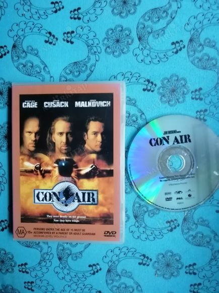 CON AIR - Nicholas Cage  John Malkovich -  DVD  Film -  115  Dakika (AVUSTRALYA BASIM TÜRKÇE DİL SEÇENEĞİ YOKTUR )